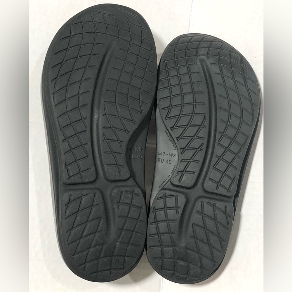 OOFOS Black Women's Foam Thong Sandals - Picture 11 of 11